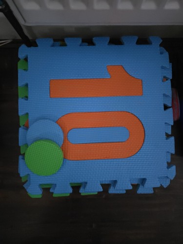 Foam floor mat number set - mat,