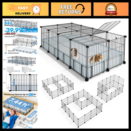 Guinea pig playpen - with, floor