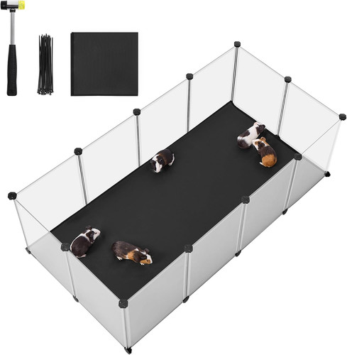 Pet playpen with floor - with,